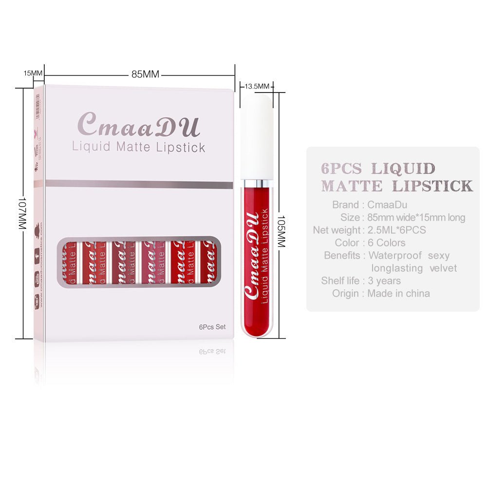 Matte Waterproof Lipstick Set