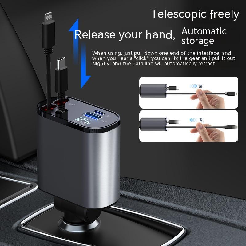 100W Metal Car Charger
