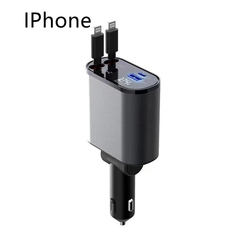 100W Metal Car Charger