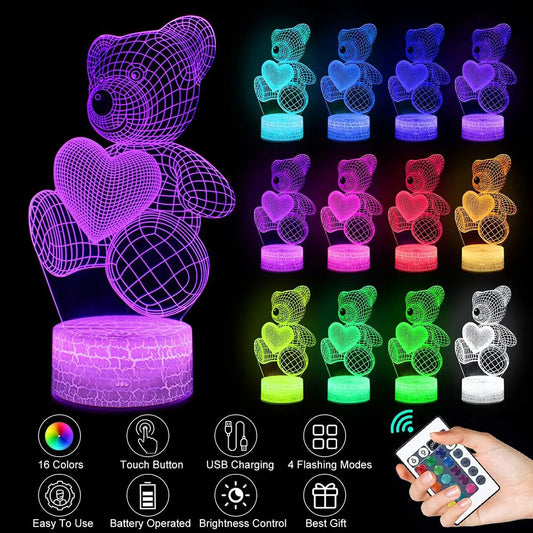 3D LED Neon Nightlight