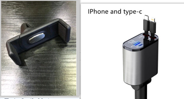 100W Metal Car Charger