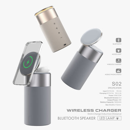 3-in-1 Wireless Charger Speaker