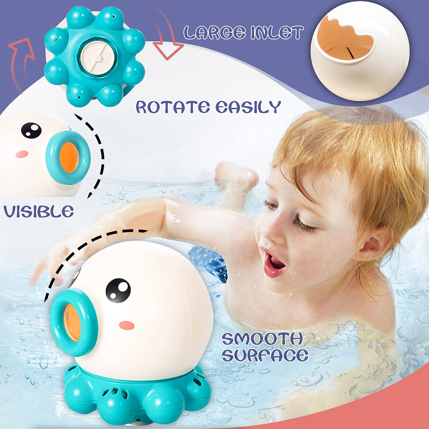 Octopus Water Jet Toy